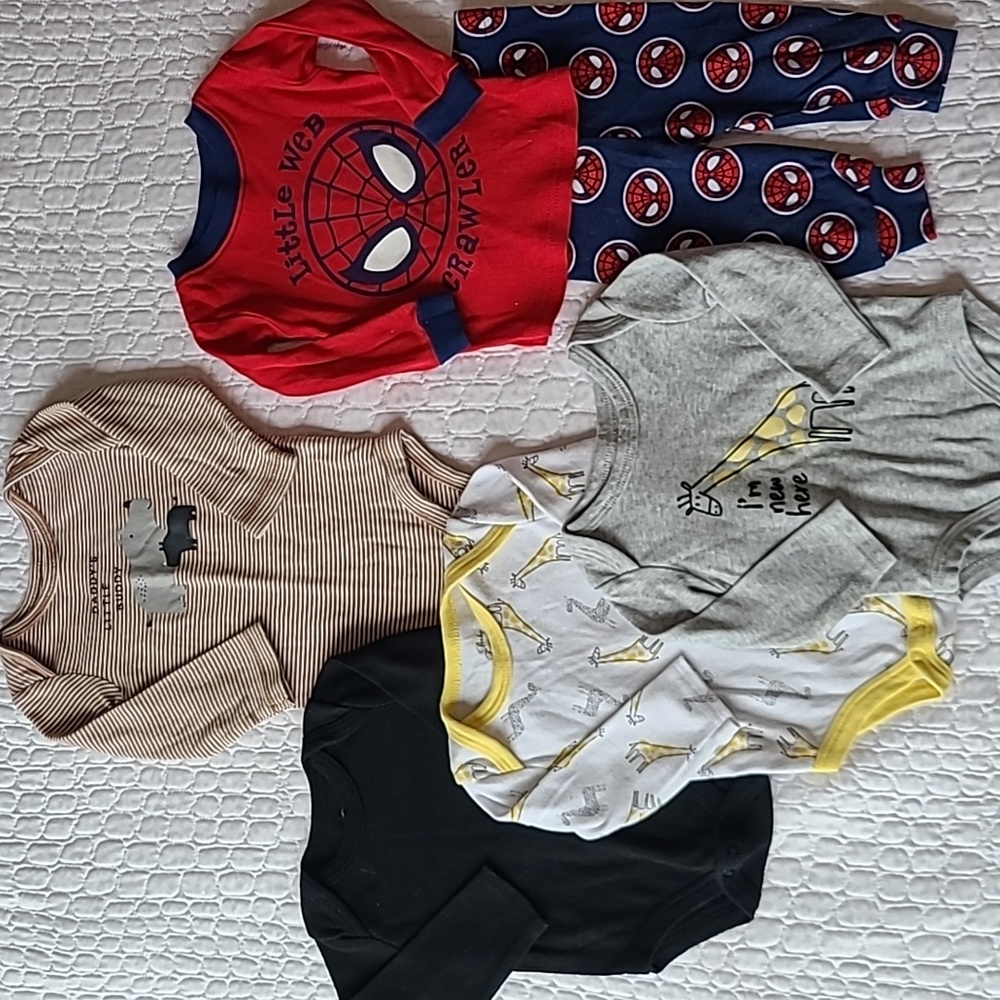 6 piece baby boy bundle